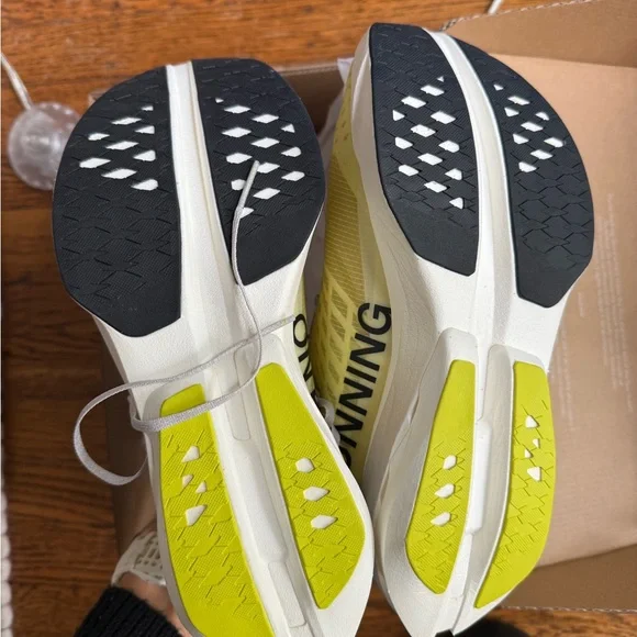 Brand New On Cloudboom Striking Yellow Running Shoes - Picture 2 of 7